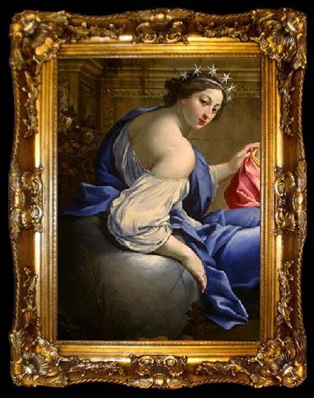 framed  Simon  Vouet Muses Urania and Calliope, ta009-2